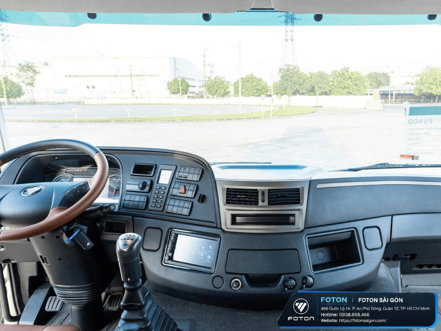 NỘI THẤT ĐẦU KÉO 2 CẦU AUMAN ÉT FV 400 (400HP)